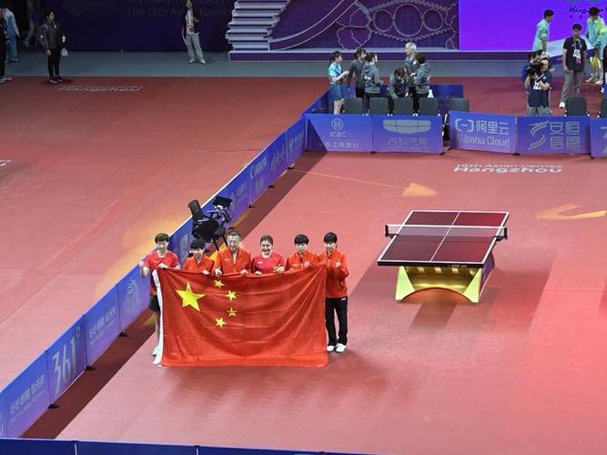 中国乒乓球表演